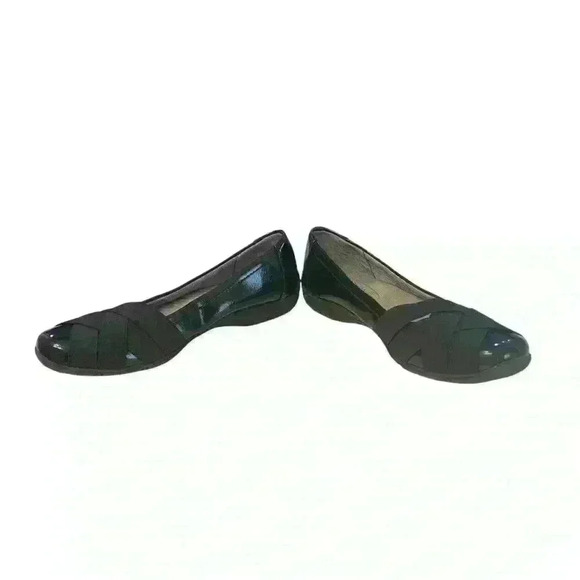 Lifestride Soft System Black Patent Leather Flats Sz 6 EU 36 Daisie EUC - Picture 7 of 9